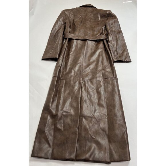 VRG GRL Zoa Trench Coat in Coffee - Picture 4 of 5